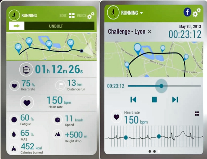 Спортивная одежда из ткани Smart Sensing покажет параметры тренировки и ваши результаты на экране смартфона или планшета (коллаж по материалам smartsensing.fr)