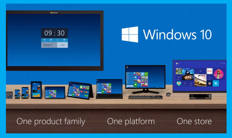 Универсальность - ключевая концепция Windows 10 (фото: zdnet.com).