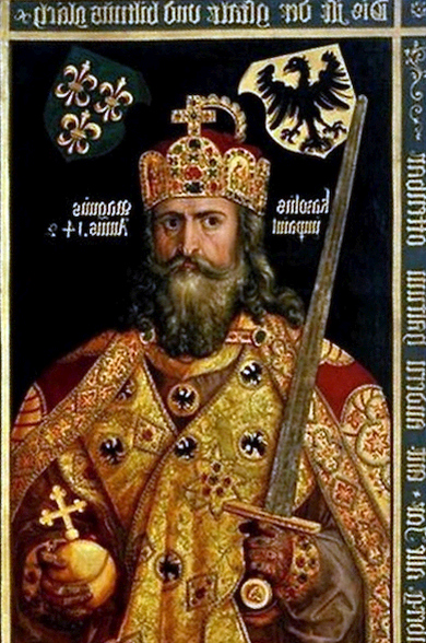 Император Запада Карл I Великий был неграмотен.