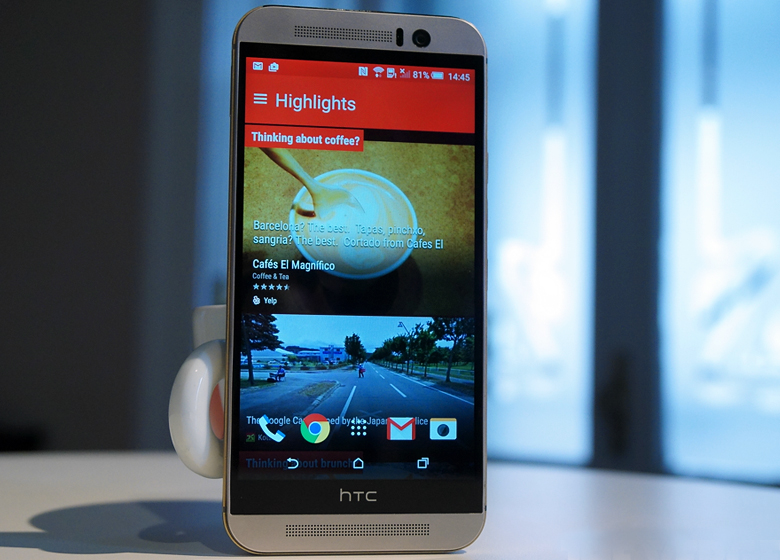 HTC One M9 (фото: theverge.com).
