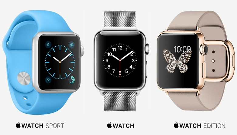 Три серии Apple Watch (фото: apple.com).