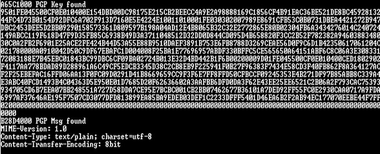 Перехват PGP-ключа в защищённой ОС Tails с помощью Light Eater (слайд презентации).