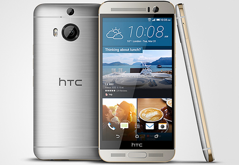 Рендеринг модели HTC M9 Plus (изображение: HTC).