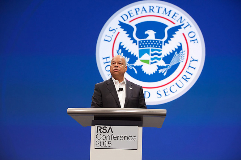 Секретарь Министерства внутренней безопасности США Джех Джонсон на RSA 2015 (фото: rsaconference.com).