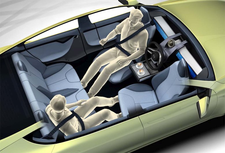 В машине с автопилотом руль останется как элемент стиля (изображение:  thedetroitbureau.com).