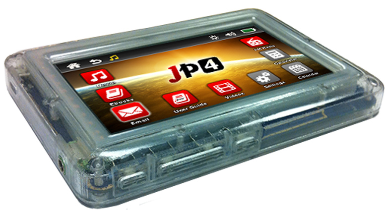 Устаревшая версия JP4 отличается от JP5-mini в основном предустановленным софтом (изображение: jpay.com).