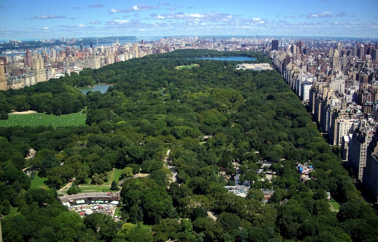 Центральный парк Нью-Йорка (фото: michaelminn.net).