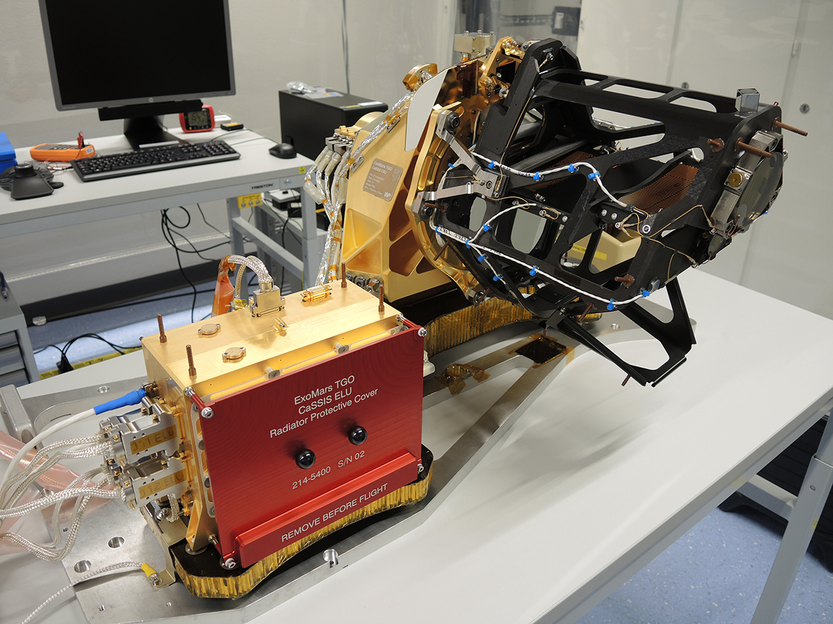 Камера CaSSIS орбитального модуля TGO (фото: Nicolas Thomas, University of Bern).