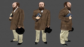 В приложении «Узнай Москву. Фото» появилась 3D-модель писателя Федора Достоевского.