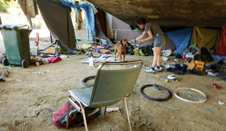 Лагерь бездомных в Сан-Хосе (фото: businessinsider.com)