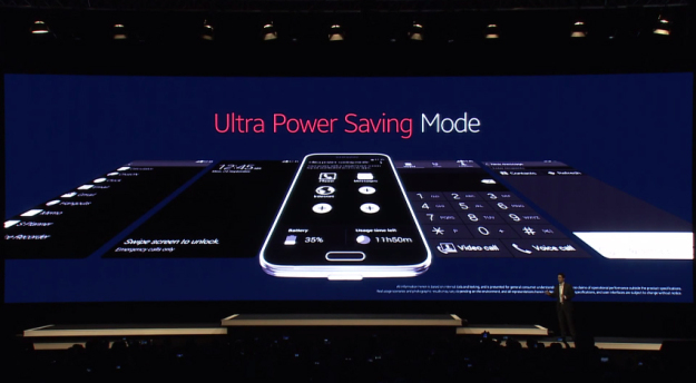 Черно-белый режим в Galaxy S5 (фото с презентации этого смартфона)