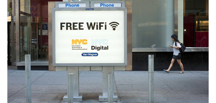 Таксофоны Нью-Йорка превращаются в Wi-Fi точки доступа 