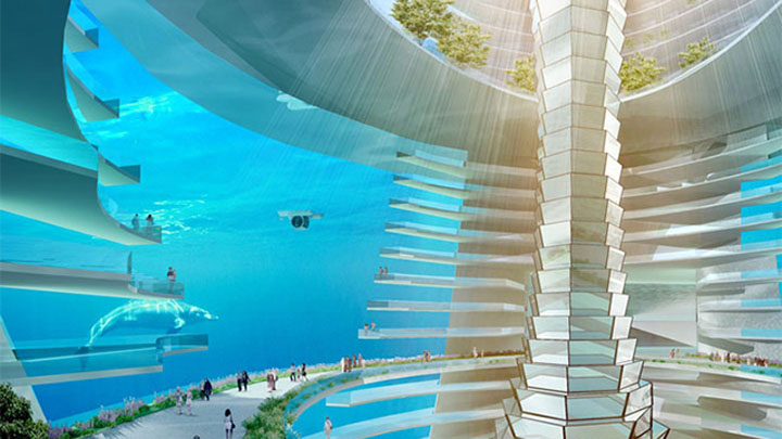 В Китае планируют построить подводный город-остров
