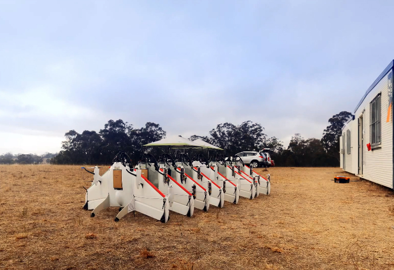 Прототипы дронов серии Google Wing (фото: Google).