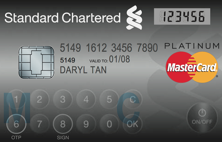 MasterCard Platinum со встроенной сверхтонкой батареей (фото: mastercard.com).