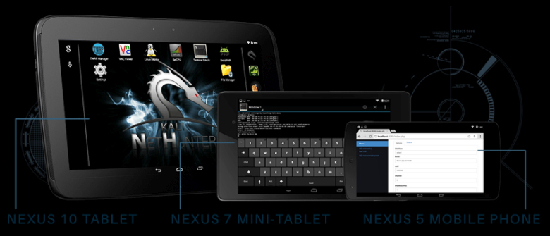 NetHunter - реализация Bad USB на гаджетах серии Nexus (изображение: kali.org).