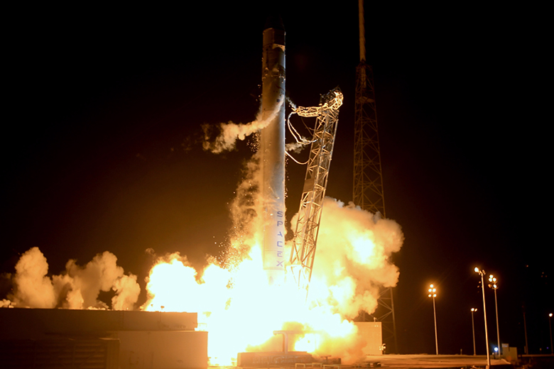 Второй старт РН Falcon-9 (фото: AFP/Getty Images).