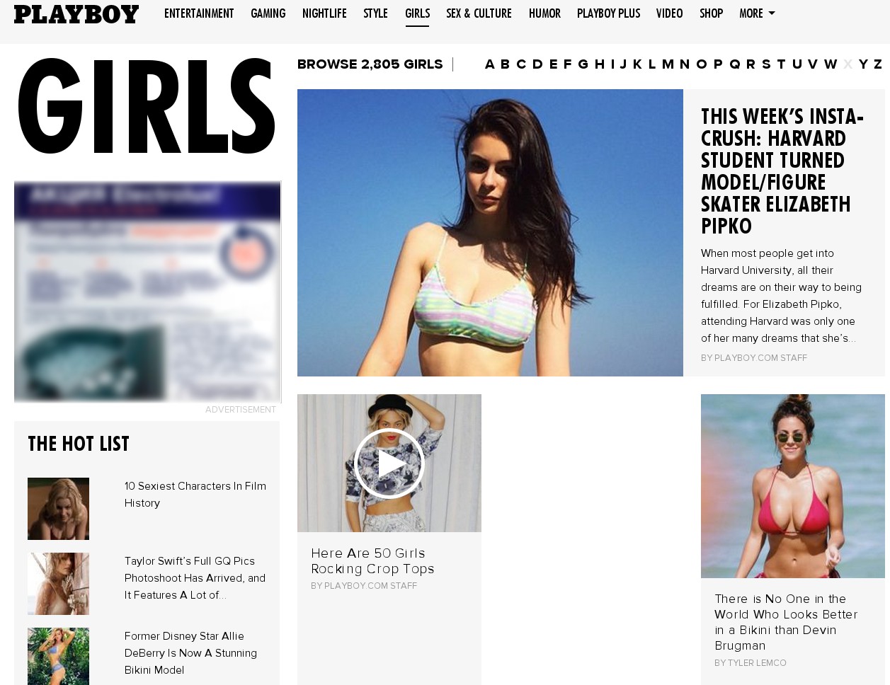 На сайте Playboy даже в разделе Girls обнажённой натуры нет уже сейчас.