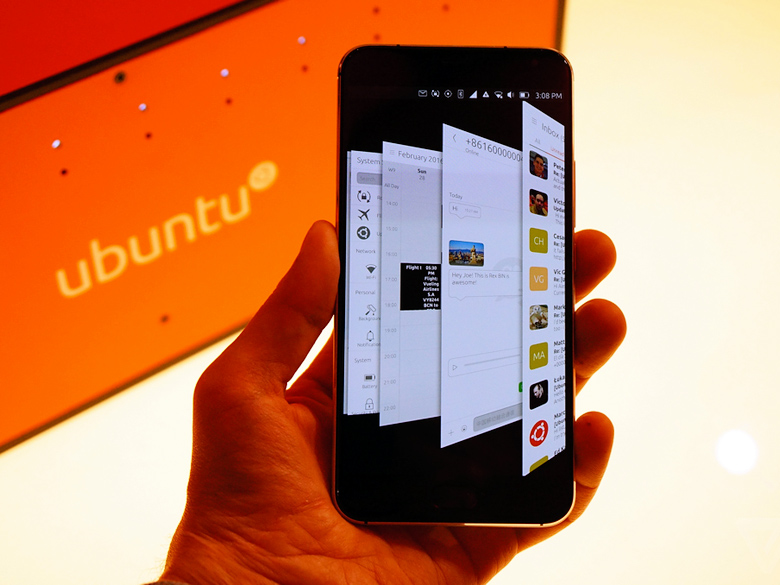 Meizu Pro 5 Ubuntu Edition на MWC 2016 (фото: TheVerge / Vlad Savov).