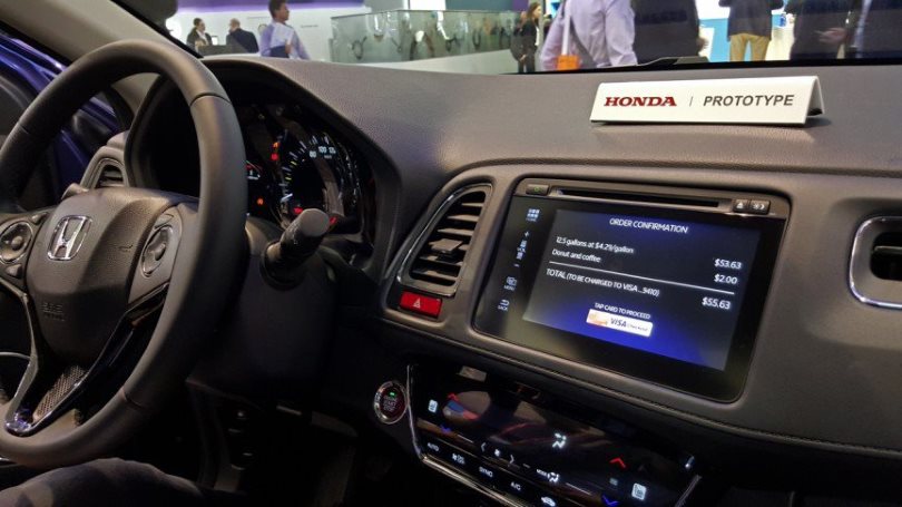 Visa и Honda хотят, чтобы автомобиль сам оплачивал заправку