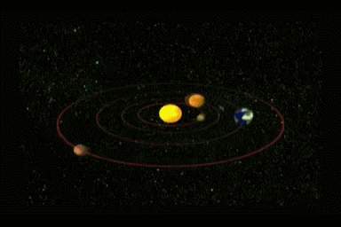 Движение Солнечной системы (анимация: spacegid.com).