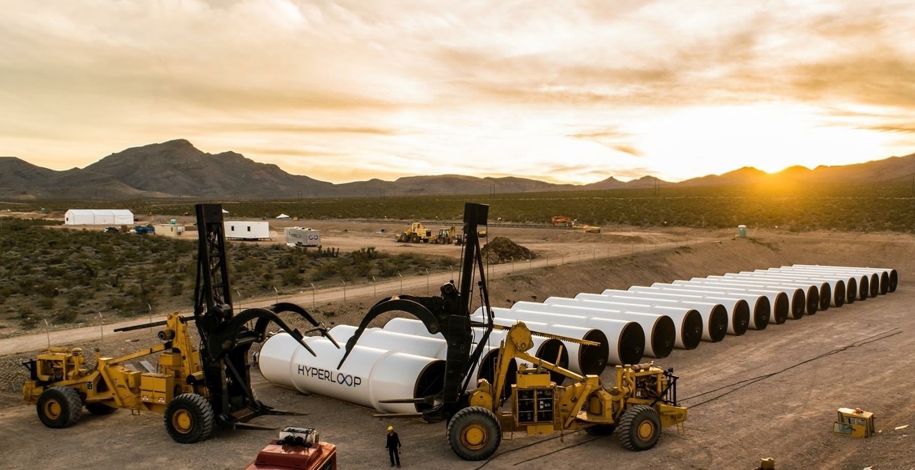 Тестовый полигон Hyperloop One (фото: hyperloop-one.com).