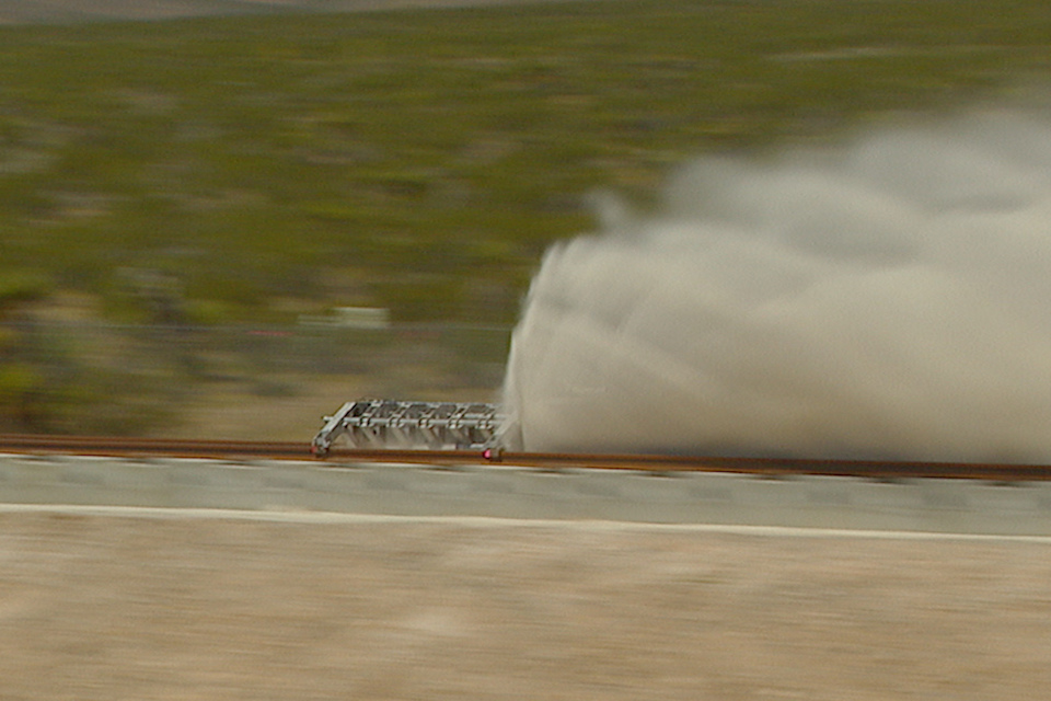 Испытания Hyperloop POAT (фото: Hyperloop One).