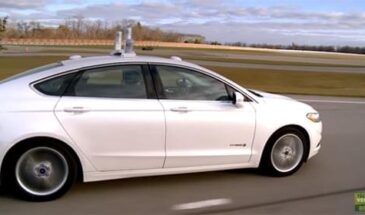 Ford приступила к тестированию самоуправляемых автомобилей Fusion Hybrid Autonomous Research Vehicle.