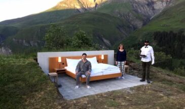 Без окон и дверей: в Швейцарии открылся отель под открытым небом