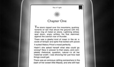 Новая читалка Nook светится в темноте и живёт от аккумулятора месяц
