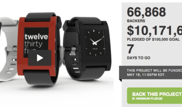 Создатели «умных» часов Pebble получат 10 млн долларов благодаря Kickstarter