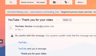 Теперь Gmail рассказывает пользователям, почему письма попадают в спам
