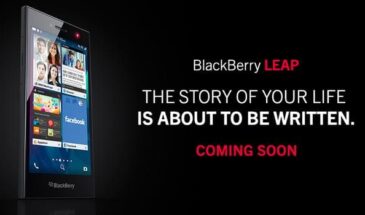 Появилось первое видео работы нового BlackBerry Leap.