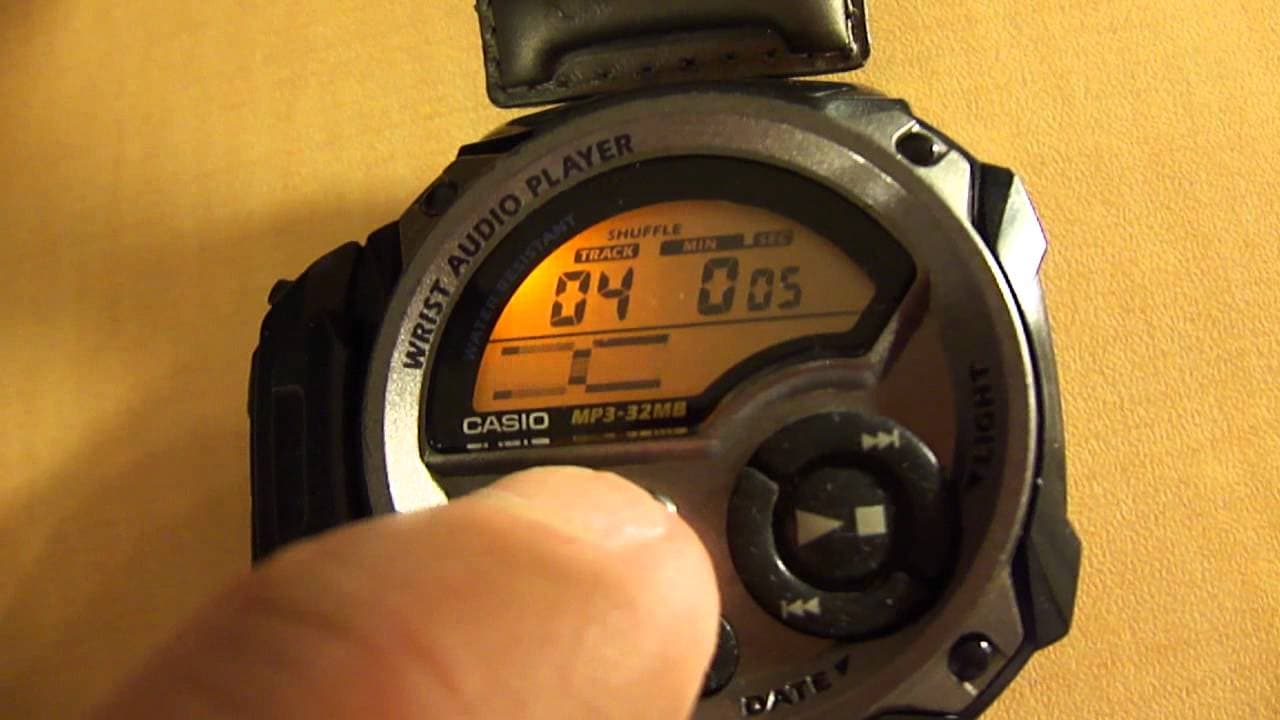 Наручные часы с MP3-плейером - Wrist Audio Player