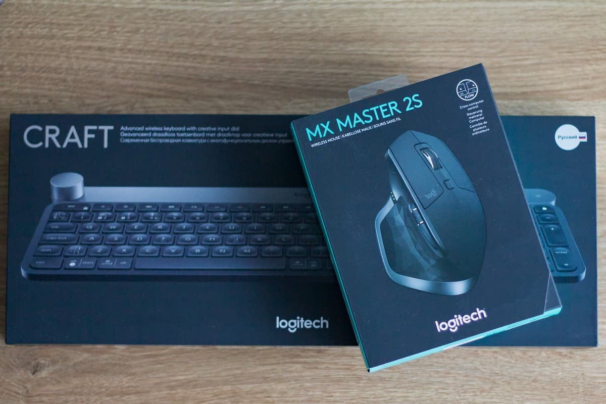 Обзор клавиатуры Logitech Craft и мыши MX Master 2S