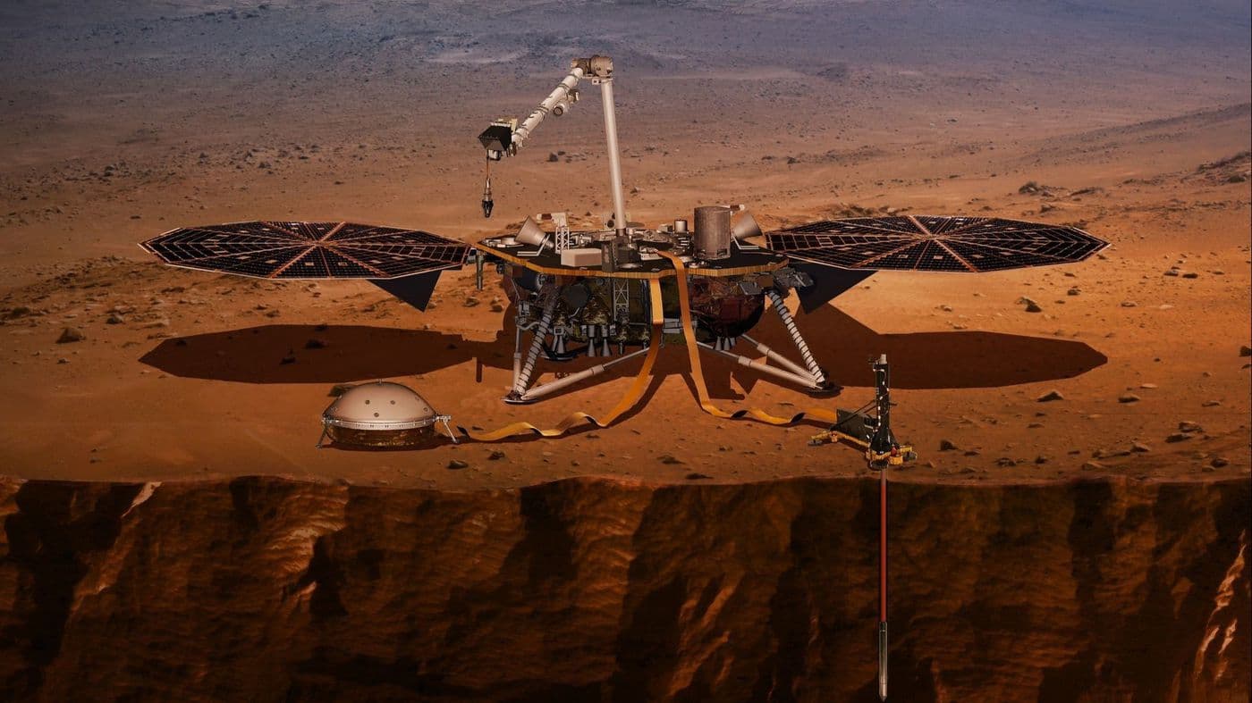 Американский космический аппарат InSight совершил успешную посадку на Марс 