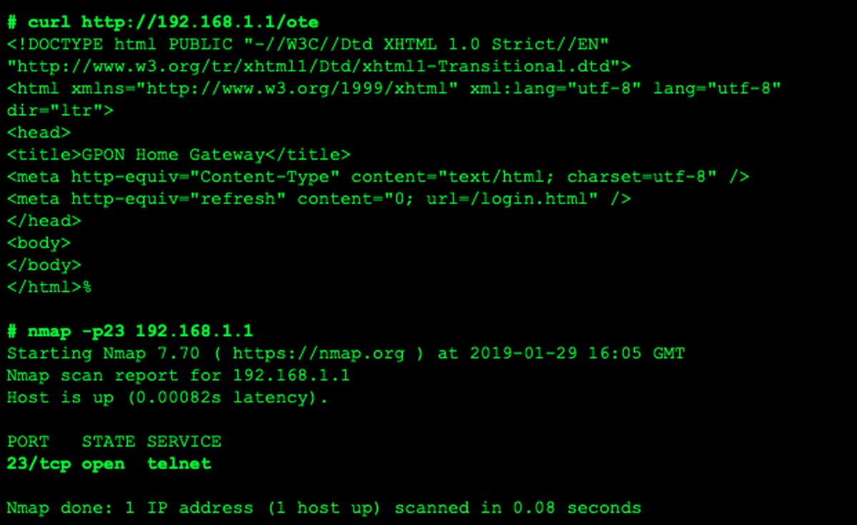 GPON-шлюз — «дыра» в безопасности домашней сети