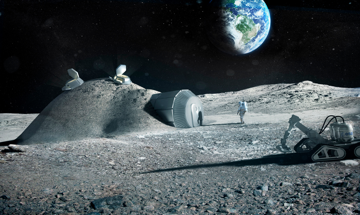 Строительство баз на Луне