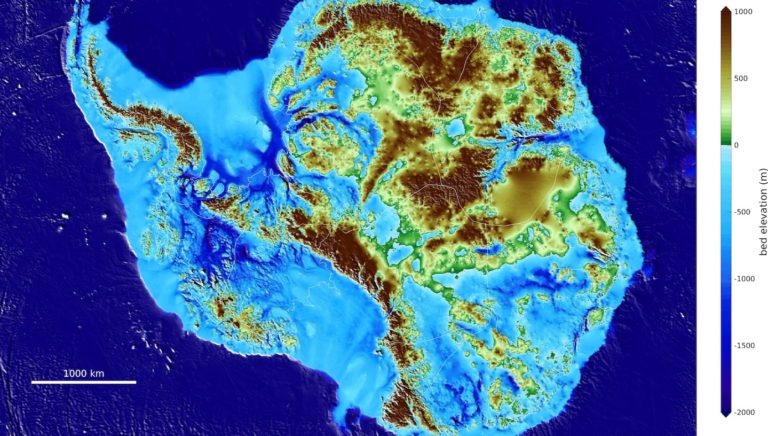 Ученые впервые представили миру подробную карту Антарктиды