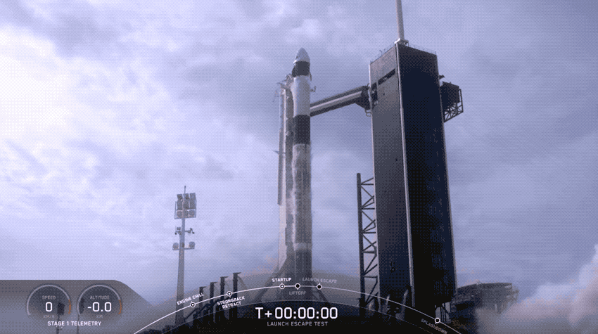 SpaceX провела успешные испытания космического корабля Crew Dragon 