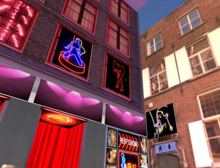 Second Life - целый город, разработанный по образцу реального Амстердама