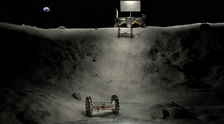 НАСА финансирует разработку технологии, обеспечивающей наличие воды и пищи на Луне 
