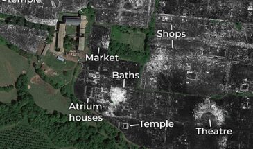 Захороненный римский город полностью воссоздали на карте без раскопок