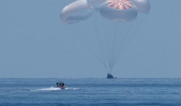 Космический корабль SpaceX успешно вернул астронавтов на Землю
