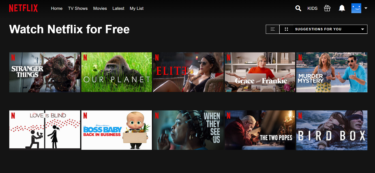 Netflix запустили страницу с бесплатными фильмами и сериалами для