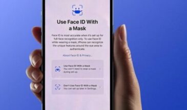 Обладатели iPhone смогут использовать Face ID, не снимая маску