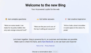 Чат-бот Bing AI от Microsoft теперь может отвечать на вопросы строго, творчески или универсально
