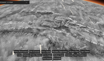 В интернет выложили интерактивную карту Марса