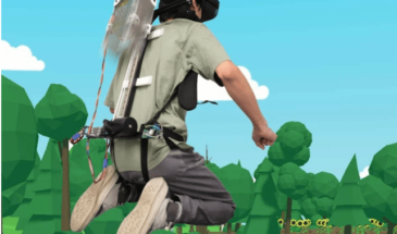 Разработан рюкзак, создающий ощущение падения в VR