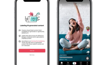TikTok начал маркировать созданный с помощью ИИ контент